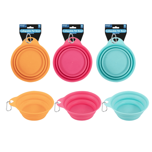 500ml Collapsible Dog Bowl With Clip