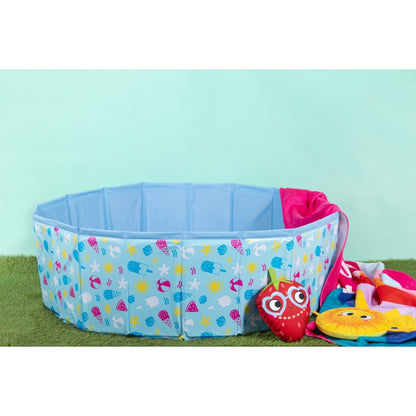 Beach Print Foldable Dog Paddling Pool