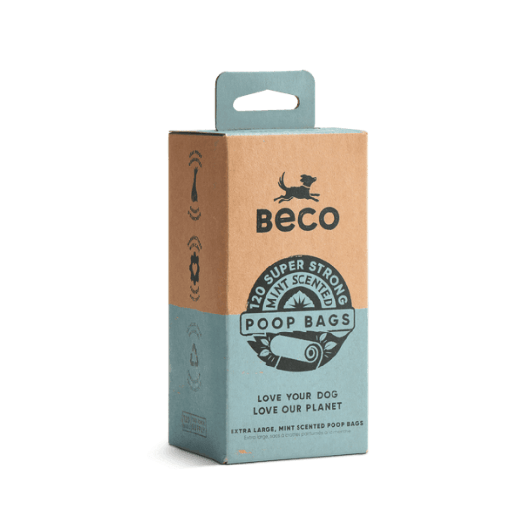 Beco Recycled Poop Bags, 120 Pack