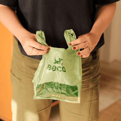 Beco Recycled Poop Bags With Handles, 120 Pack