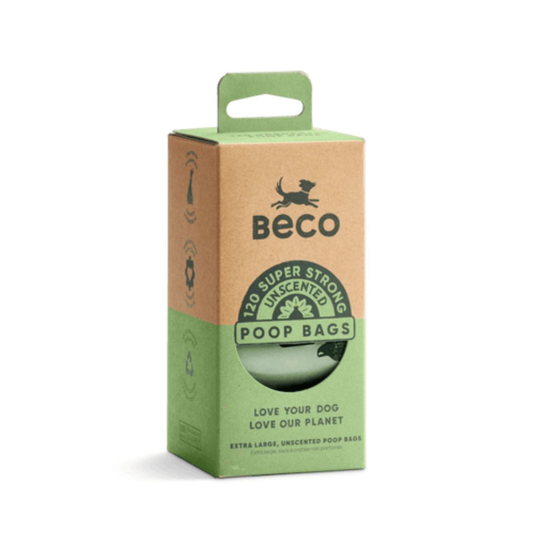 Beco Recycled Poop Bags, 120 Pack