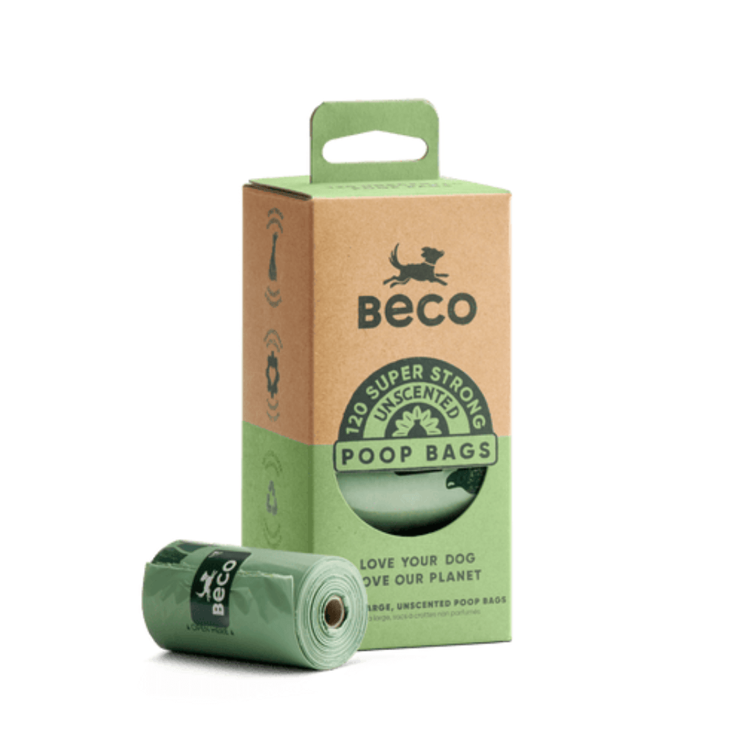 Beco Recycled Poop Bags, 120 Pack