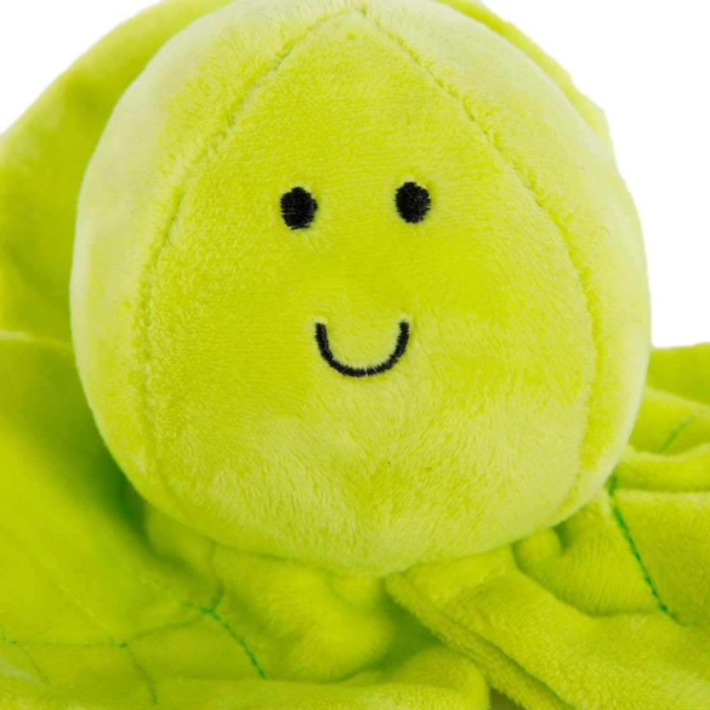 brussell sprout foodie faces plush dog toy