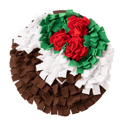 christmas pudding dog snuffle mat