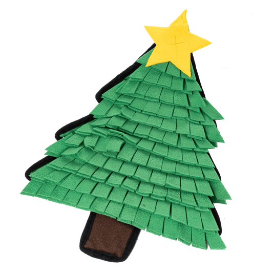 christmas tree dog snuffle mat