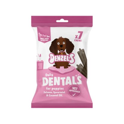 Denzels Small Dog and Puppy Dental Sticks Salmon