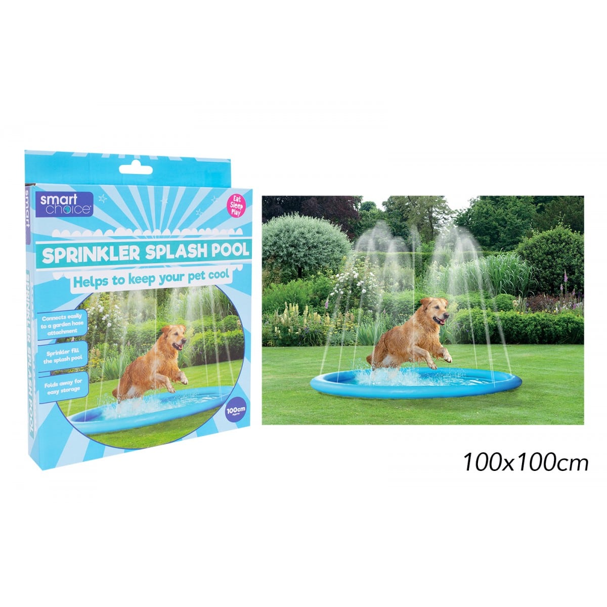 Dog Water Sprinkler Splash Pad