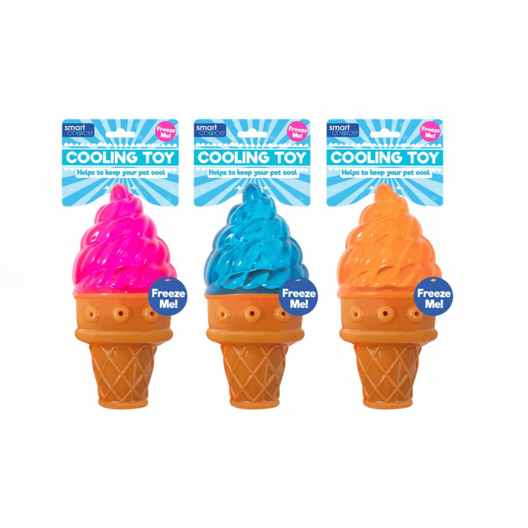 Freezable Ice Cream Cooling Dog Toy