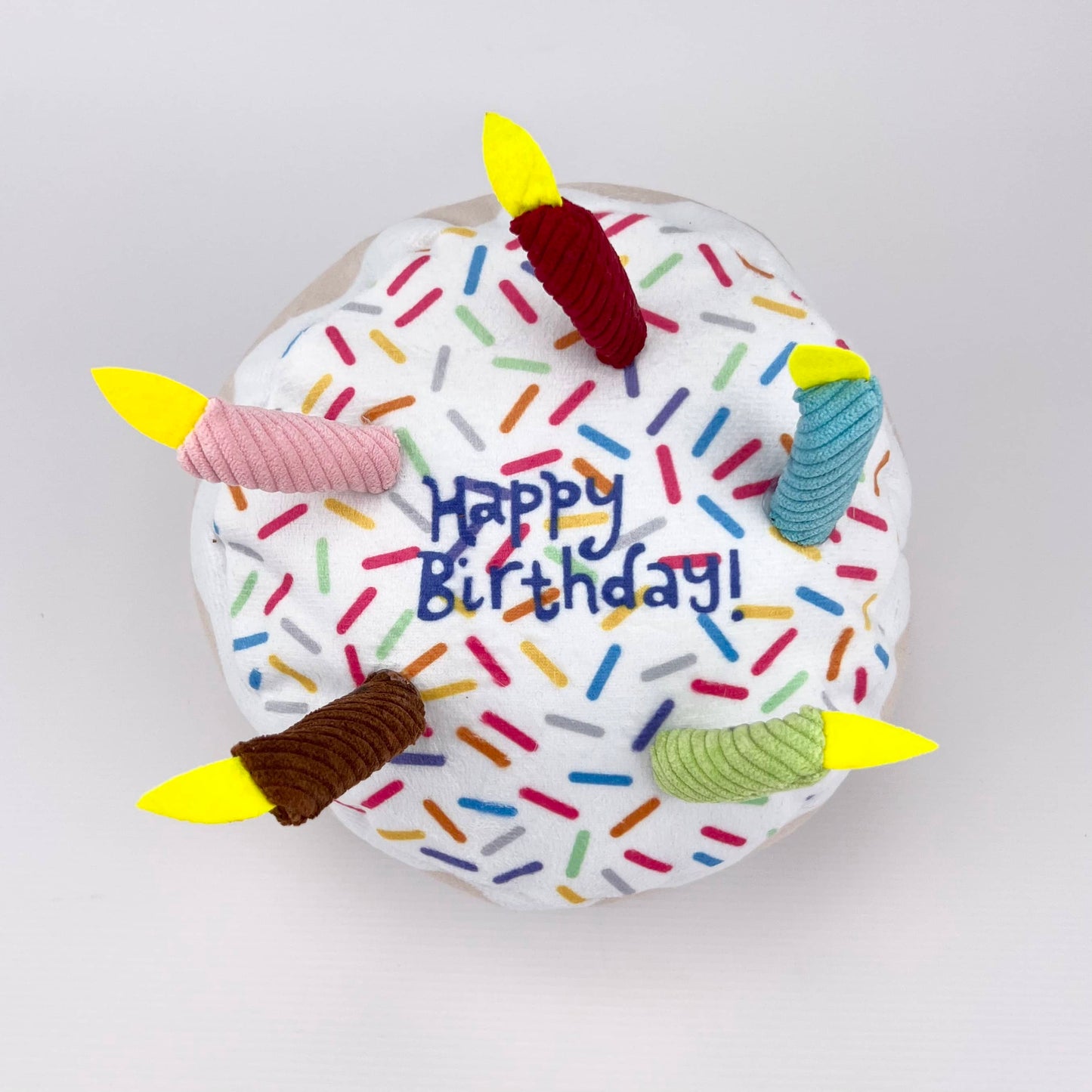 Happy Birthday Dog Cake Toy