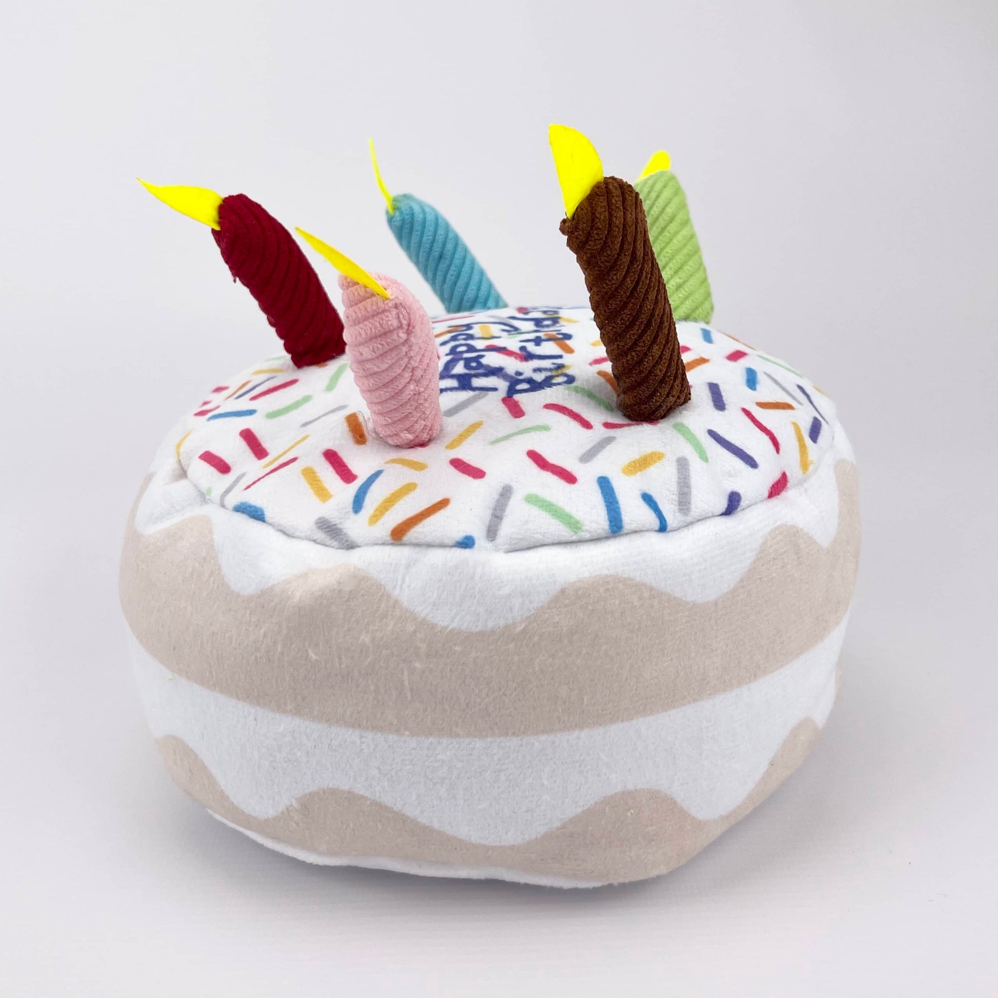 Happy Birthday Dog Cake Toy