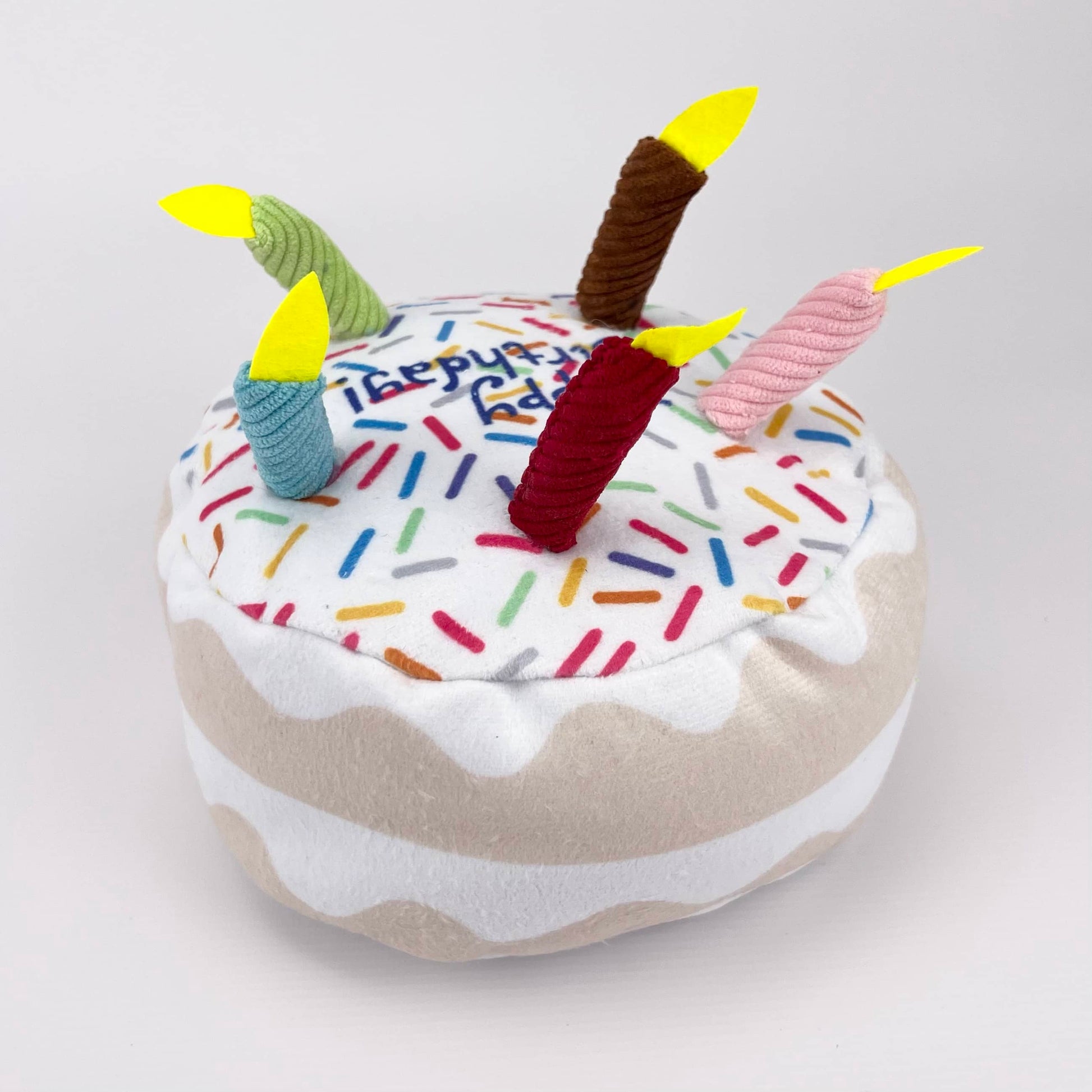 Happy Birthday Dog Cake Toy