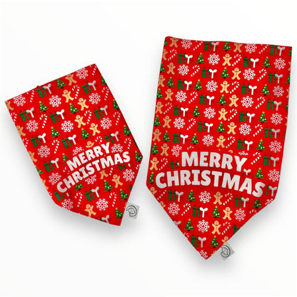 Merry Christmas Dog Bandana