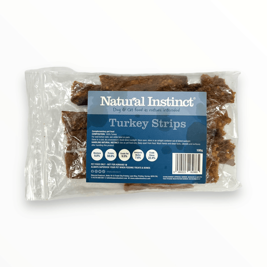 Natural Instinct Turkey Strips - Dog Treats