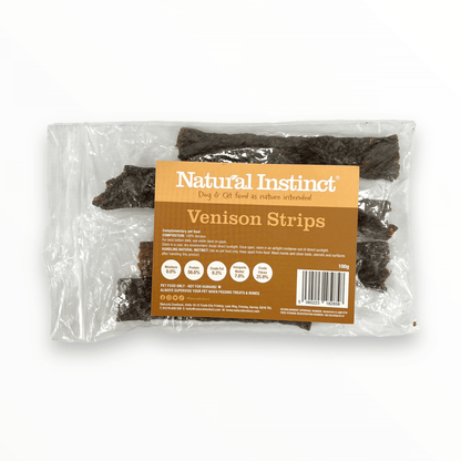 Natural Instinct Venison Strips - Dog Treats