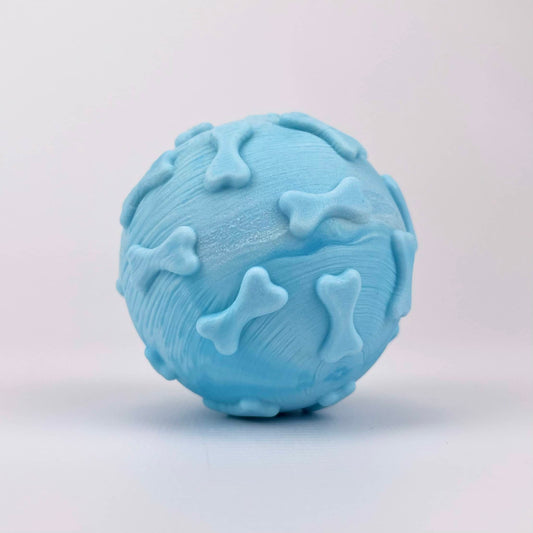 Patterned Blue Ball
