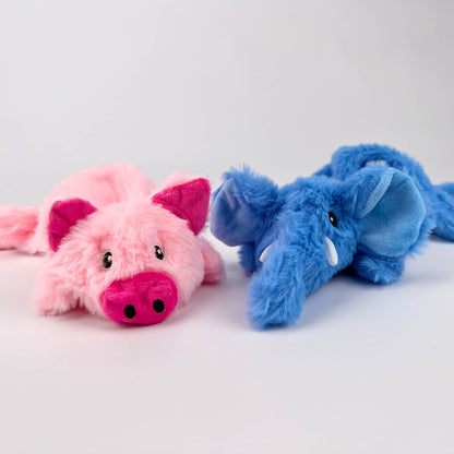 Pig and Elephant Dog Toys