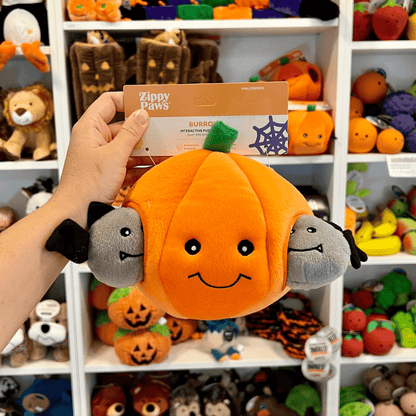 Pumpkin and Bats Hide and Seek Burrow Toy