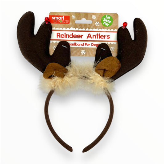 reindeer antler headband for dogs