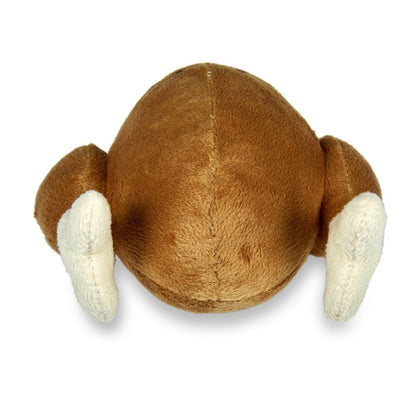 roast chicken foodie faces plush dog toy