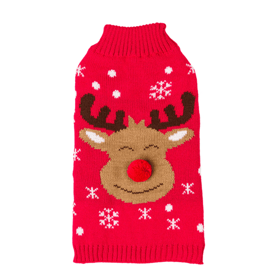 Rudolph Dog Christmas Jumper