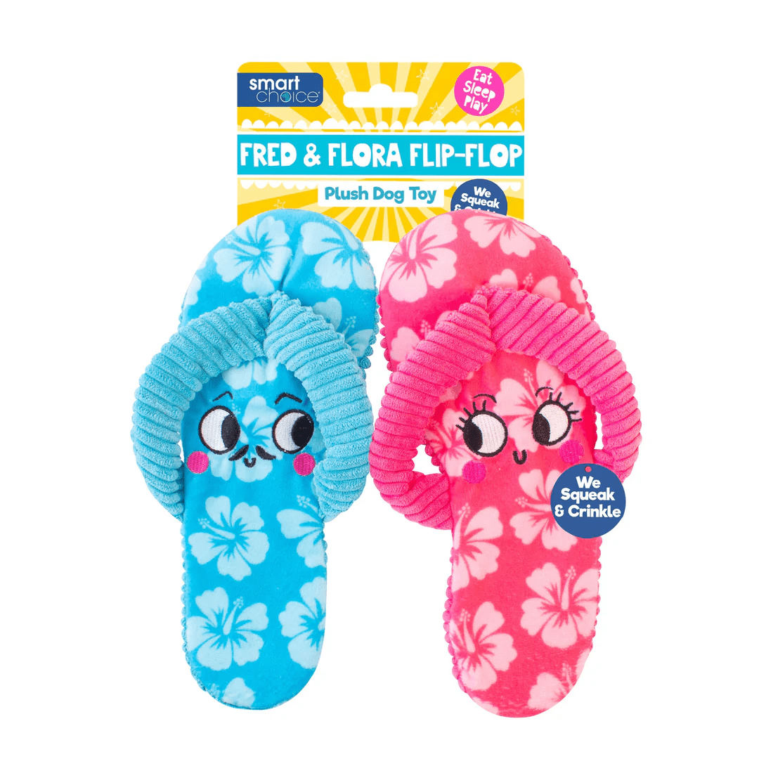 Stuffing Free Flip Flop Dog Toy