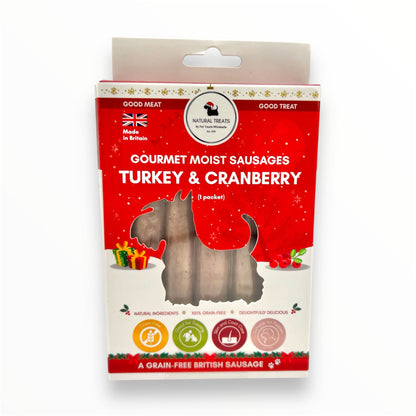 Turkey and Cranberry Gourmet Moist Sausages